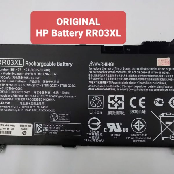 Hp  ProBook 430 G4  ProBook 440 G4 ProBook 450 G4 ProBook 455 G4 ProBook 470 G4 RR03XL battery original