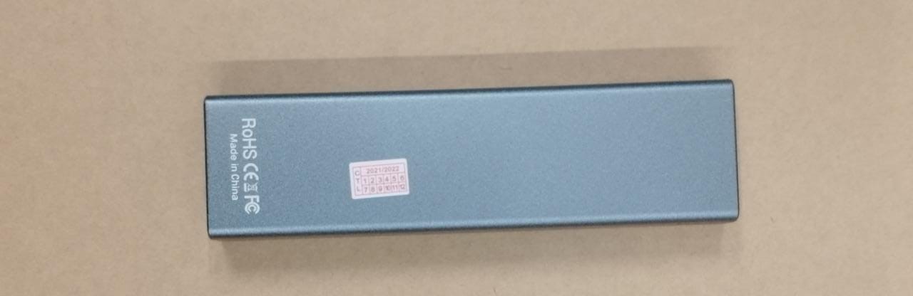 M.2 SSD TO USB 3.1 ENCLOSURE/EXTERNAL CASING 2IN 1(NGFF &NVMe) DOUBLE NOTCH