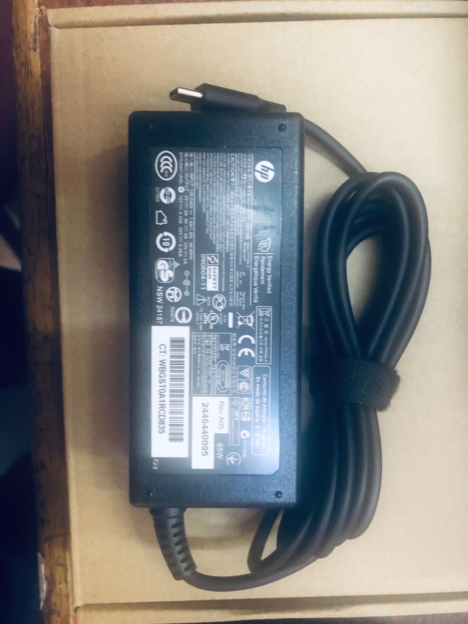 Hp type c 65watts original