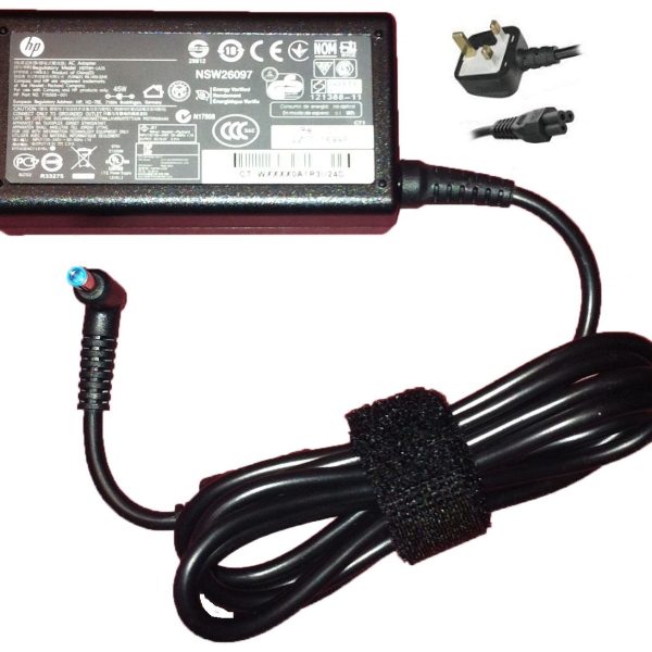laptop adapter hp 19.5V 2.31A blue pin