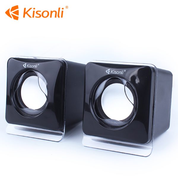 Speakers Kisonli V410, 3W*2, USB, Black - 22044 - For computer